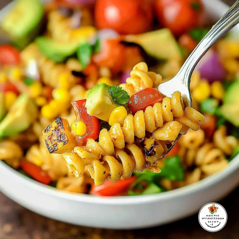 Grilled Corn & Avocado Pasta Salad