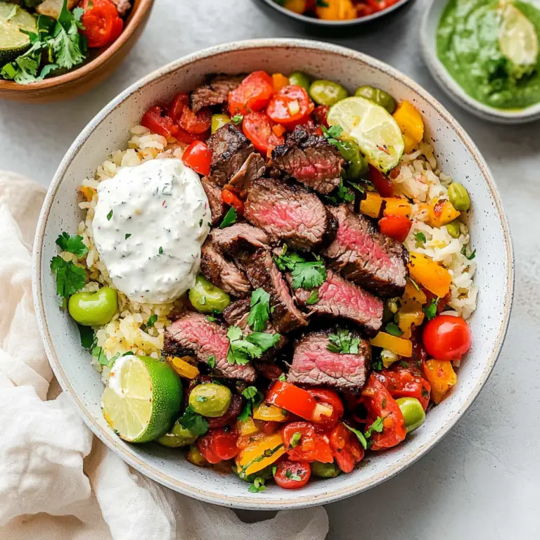 Sheet-Pan Steak Fajita Bowls