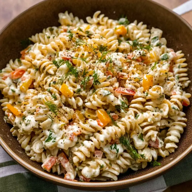 Dill Pickle Pasta Salad