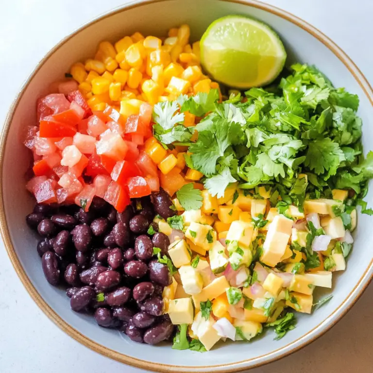 Southwest Black Bean Salad Cups