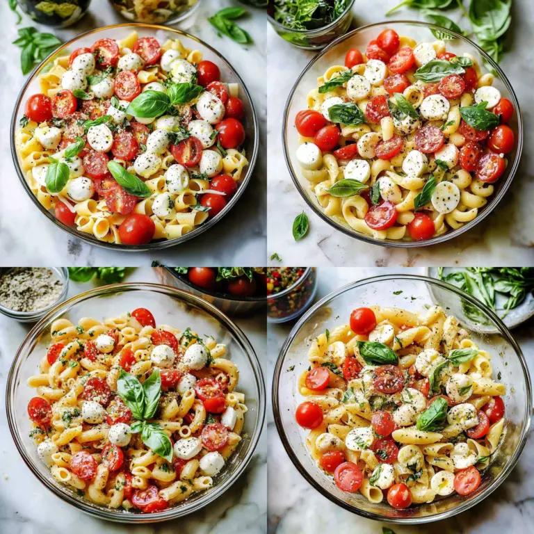 Caprese Pasta Salad (No-Cook Recipe)