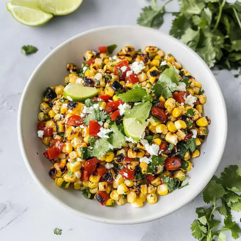 Chili-Lime Grilled Corn Salad
