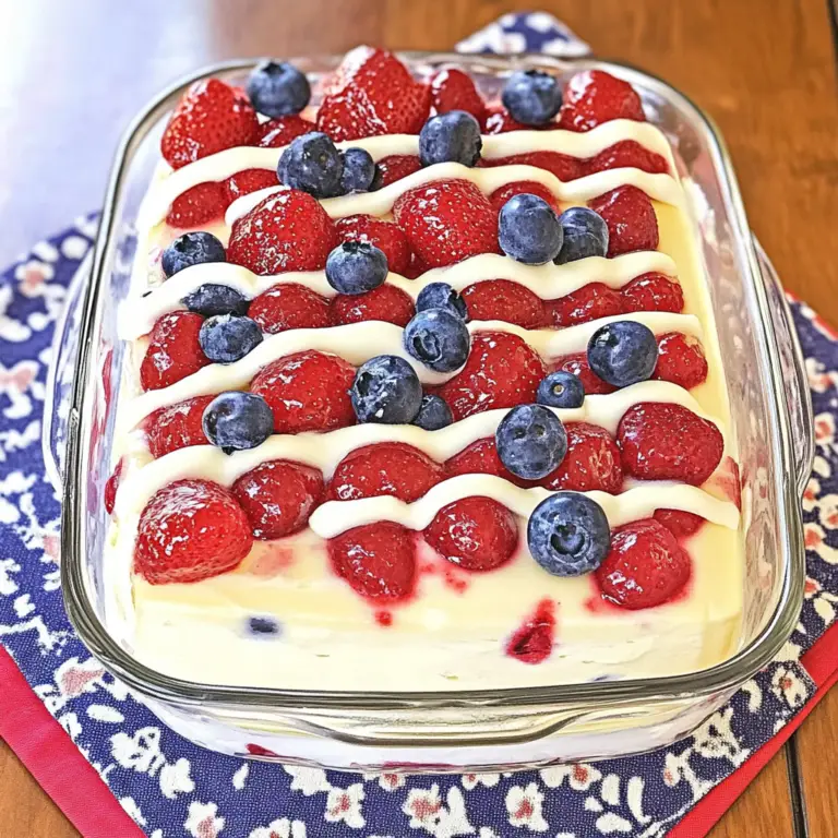 No Bake Summer Berry Icebox Cake