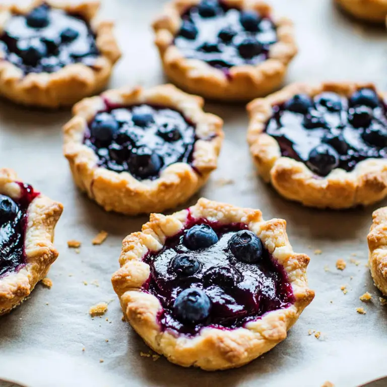 Blueberry Ganache Tartlets