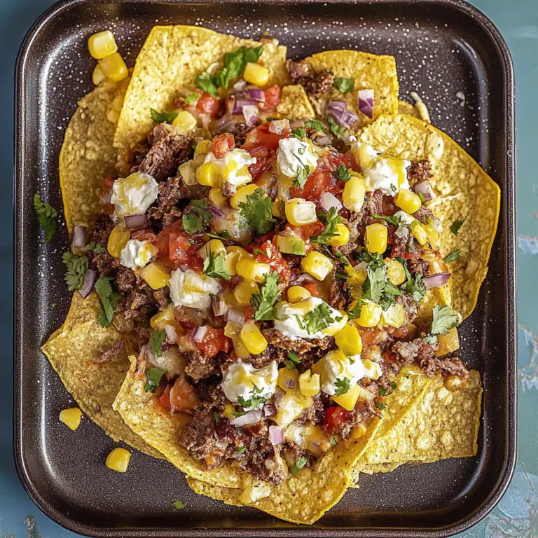 Birria Street Corn Nachos