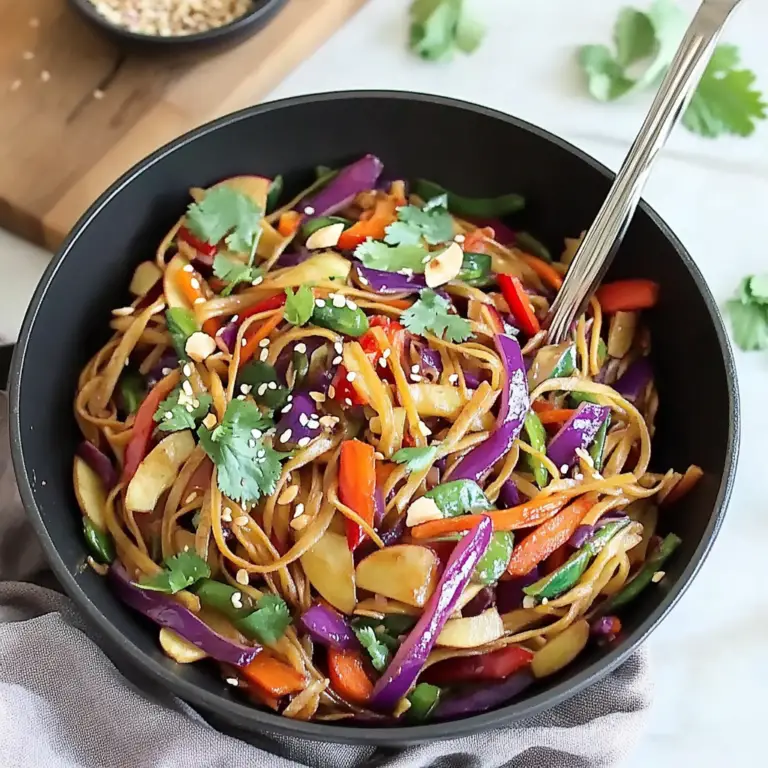 TikTok-Inspired Rainbow Veggie Stir-Fry