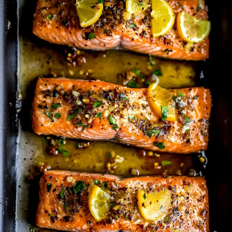 Sheet Pan Honey Garlic Salmon & Veggies