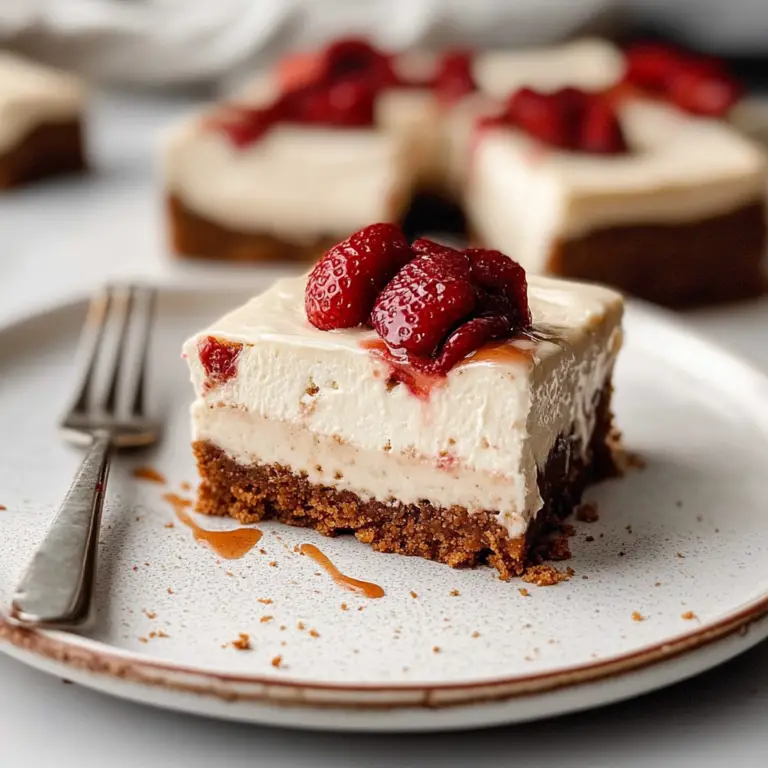Easy No-Bake Cheesecake Bars