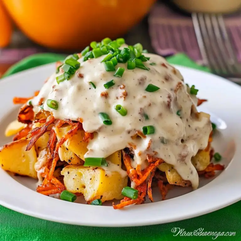 Smashed Potato Breakfast Hash with Egg