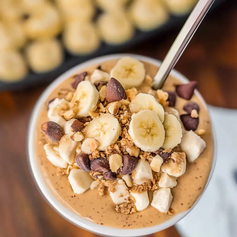 Banana Almond Butter Smoothie Bowl