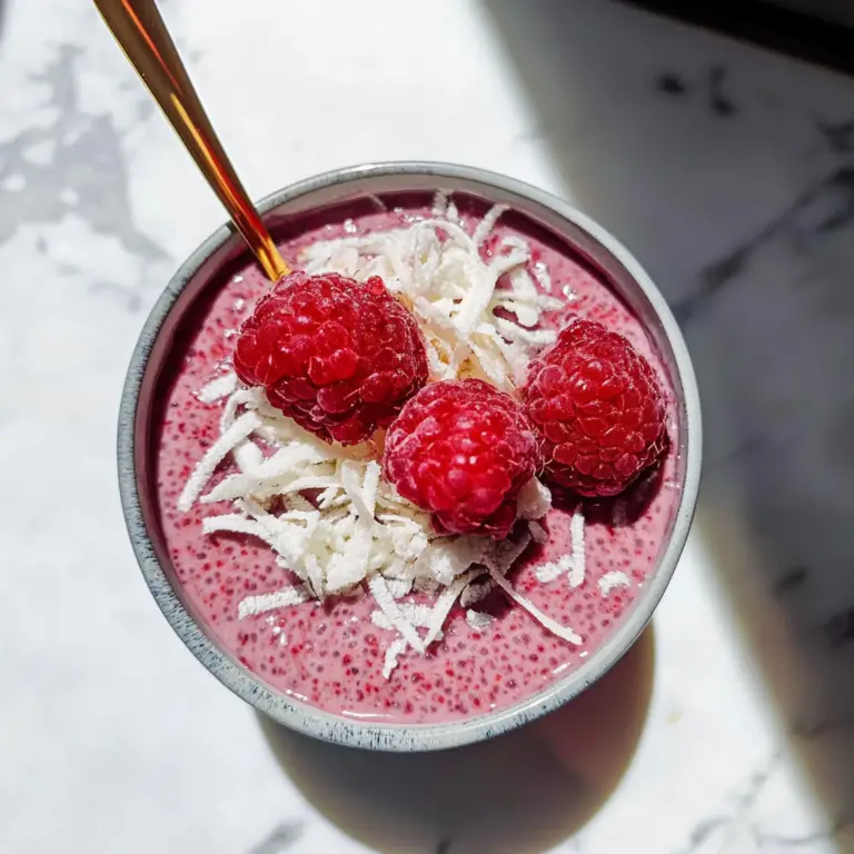 Raspberry Chia Pudding