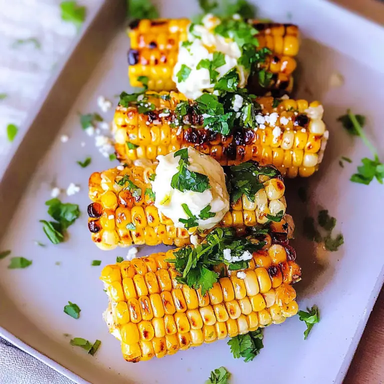 Grilled Corn with Herb Butter