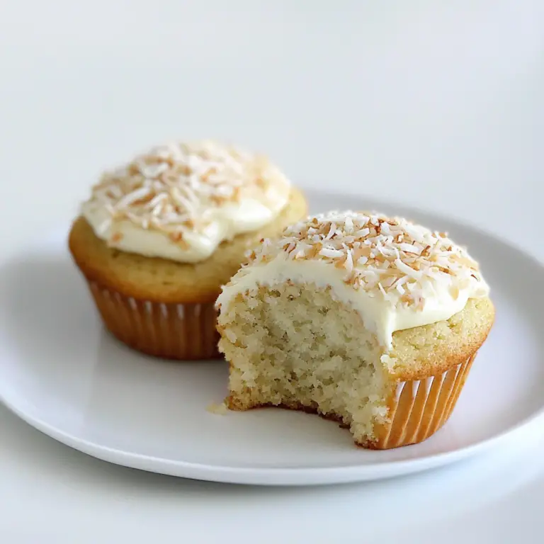 Gluten-Free Vegan Coconut Cupcakes