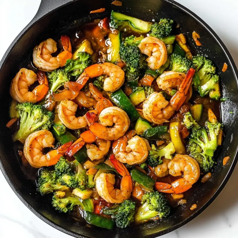 Honey Garlic Shrimp & Zucchini Stir-Fry