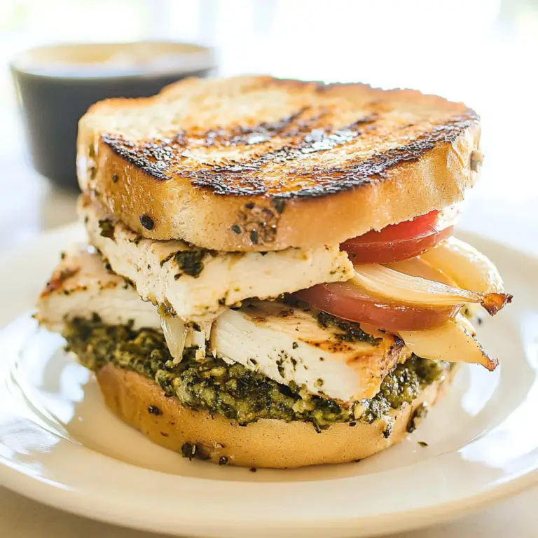 Pesto Chicken Sandwich on Sourdough