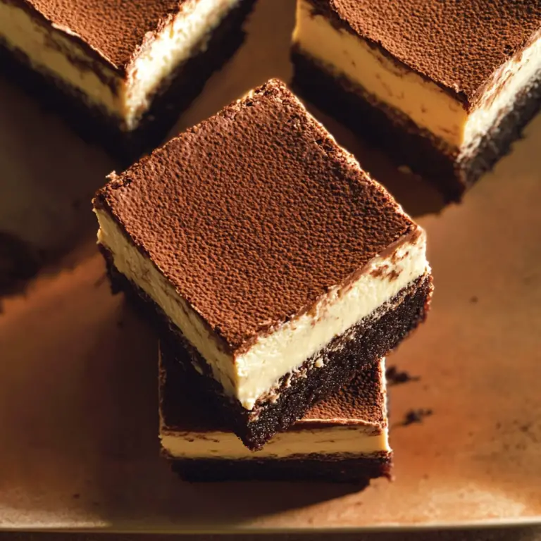 Tiramisu Brownies