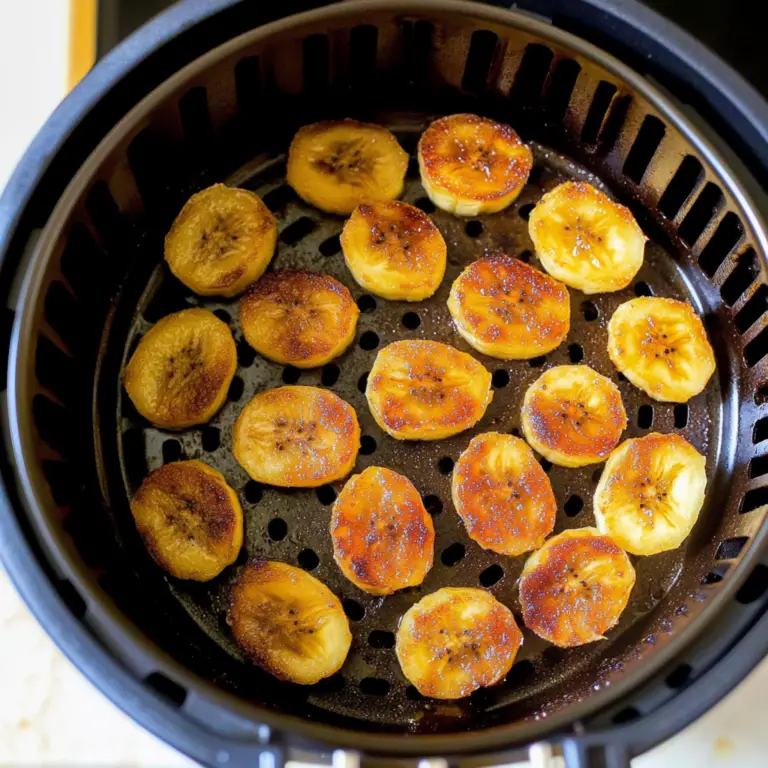 Crispy Air Fryer Bananas