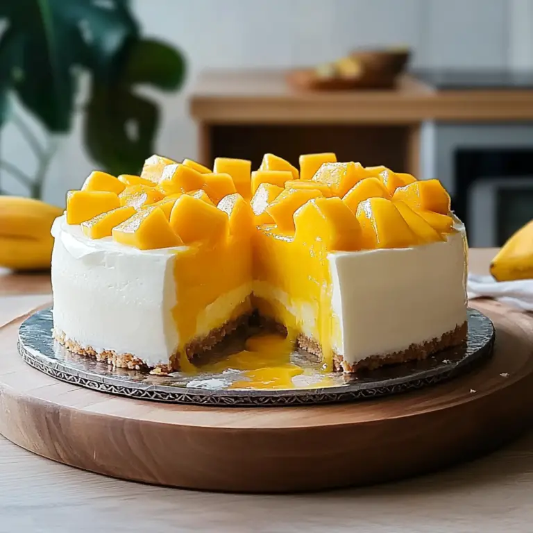 Mango Mousse Cake