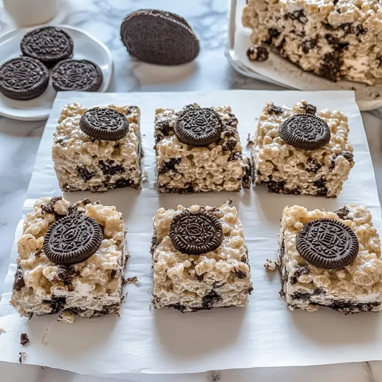 Brown Butter Oreo Rice Krispie