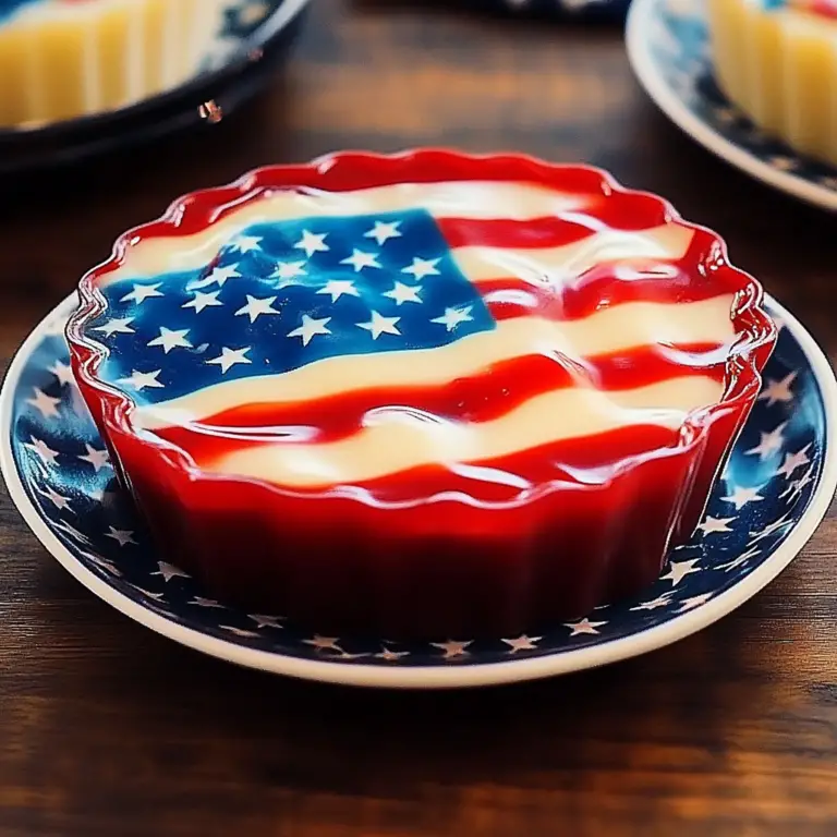 American Flag Jello