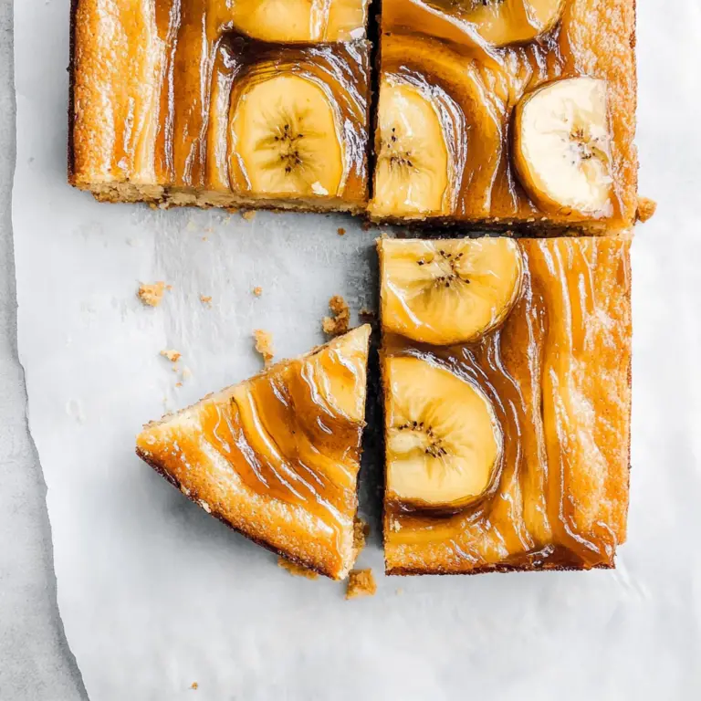 Caramelized Banana Upside-Down Cake