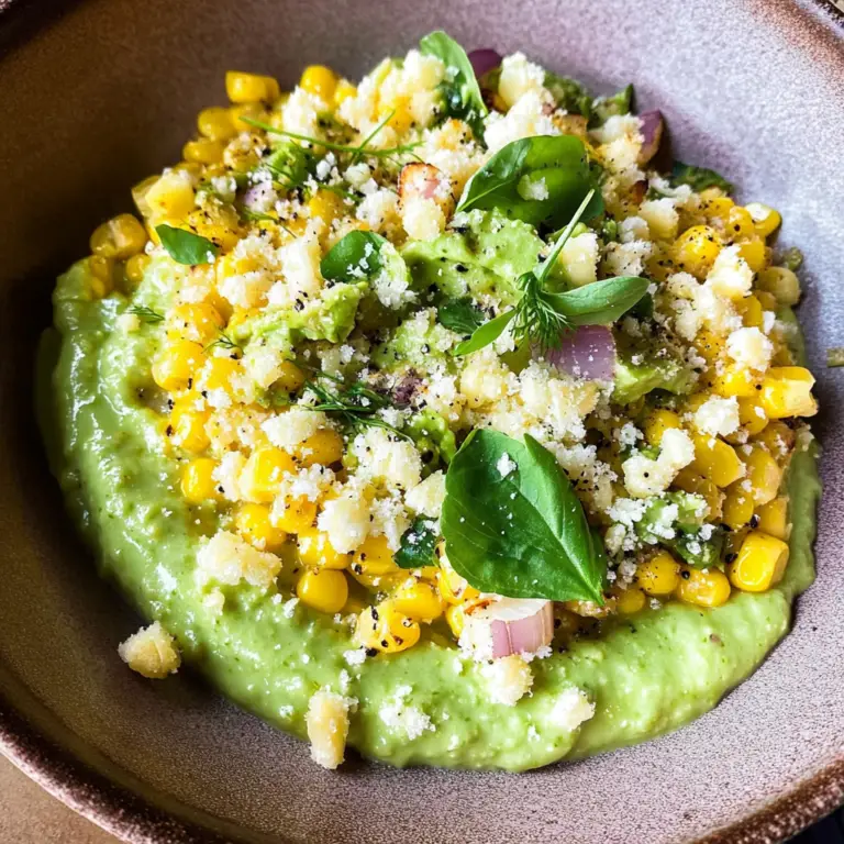 Roasted Corn and Avocado Dip