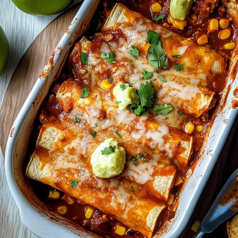 Street Corn Chicken Enchiladas