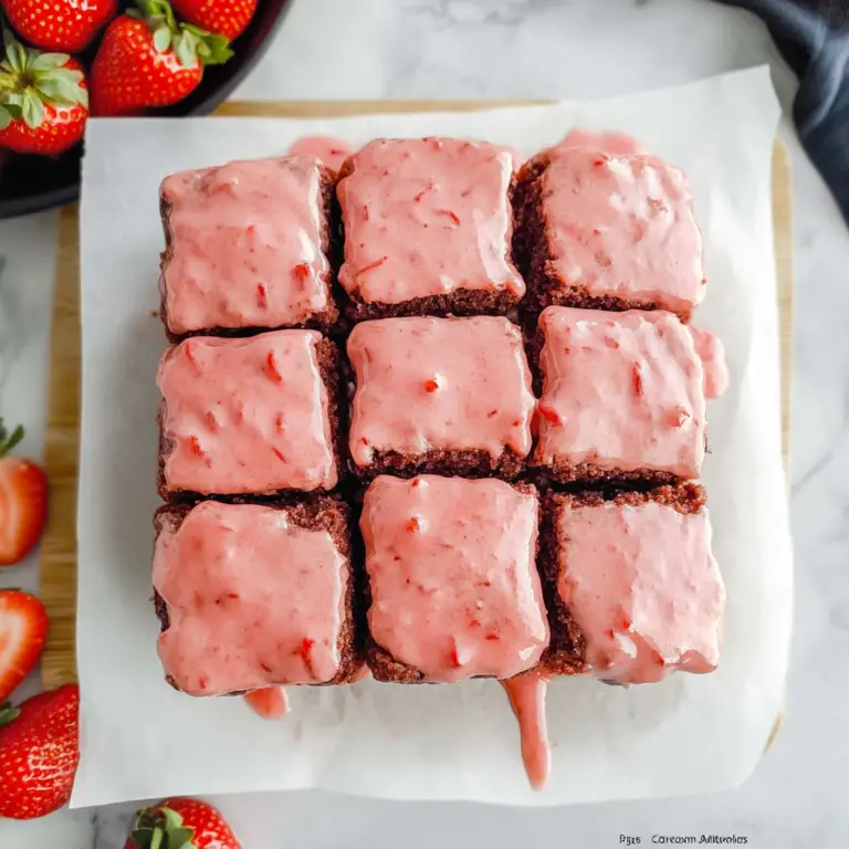 Strawberry Brownies