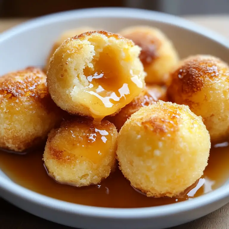 Honey Butter Cornbread Poppers