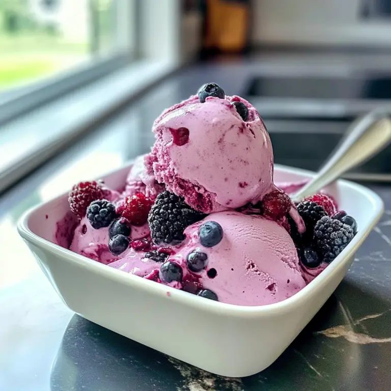 Berry Frozen Yogurt