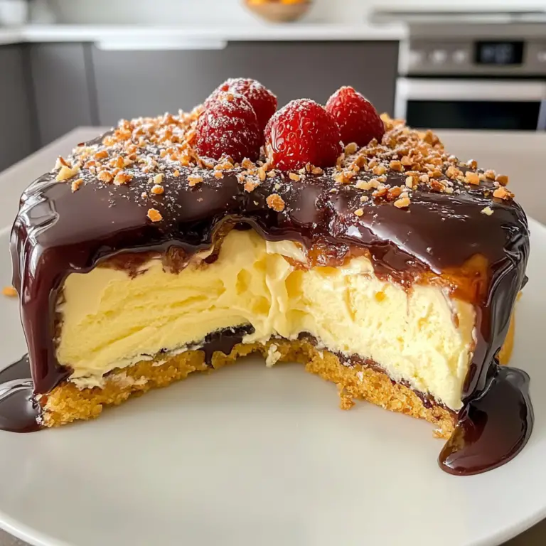 Boston Cream Pie Poke Cake