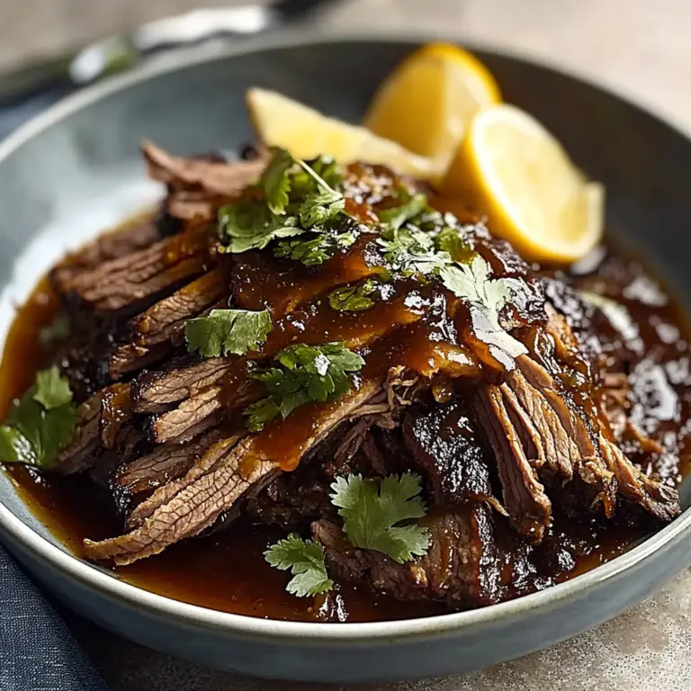 Caramelized Pulled Beef Brisket
