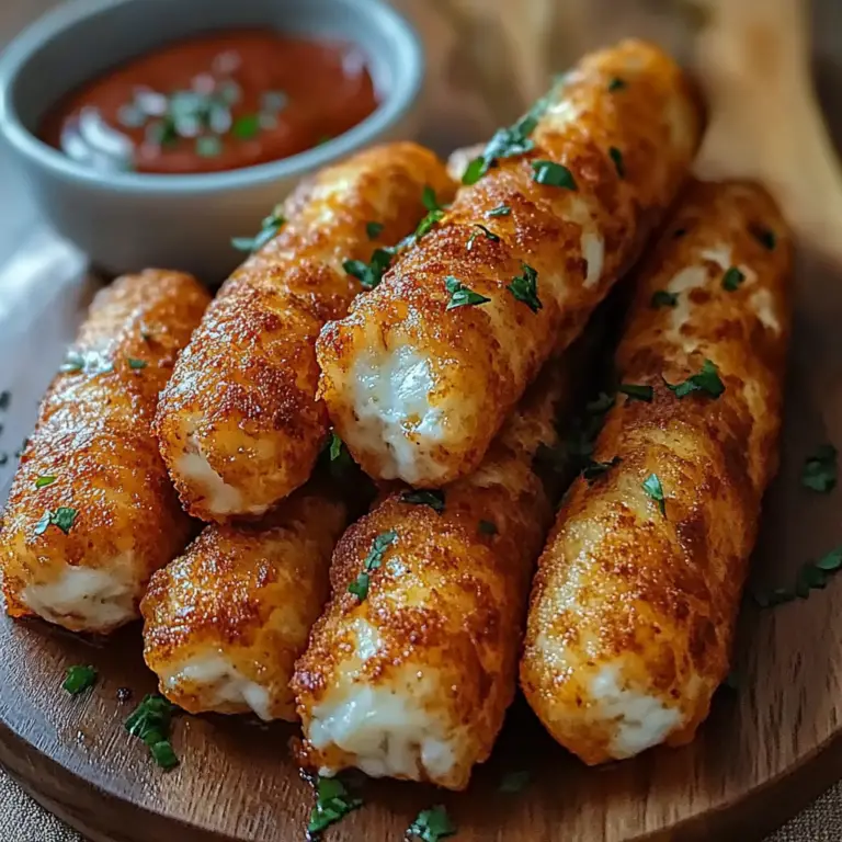 Homemade Mozzarella Sticks