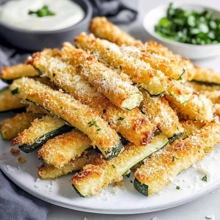 Crispy Parmesan Zucchini Twists