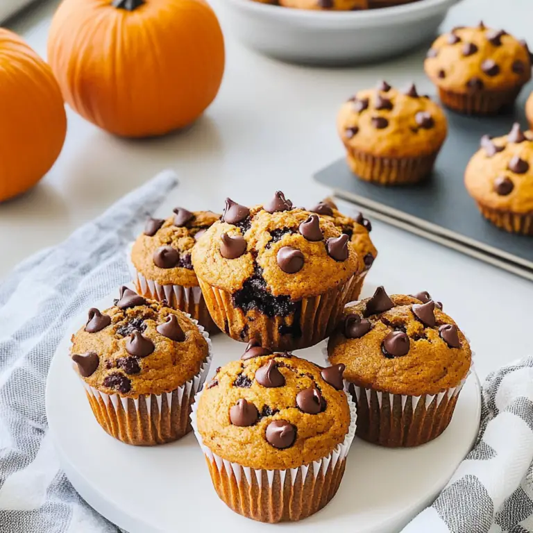 Pumpkin Chocolate Chip Muffin