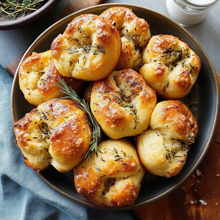 Golden Crust Garlic Rosemary Focaccia Muffins