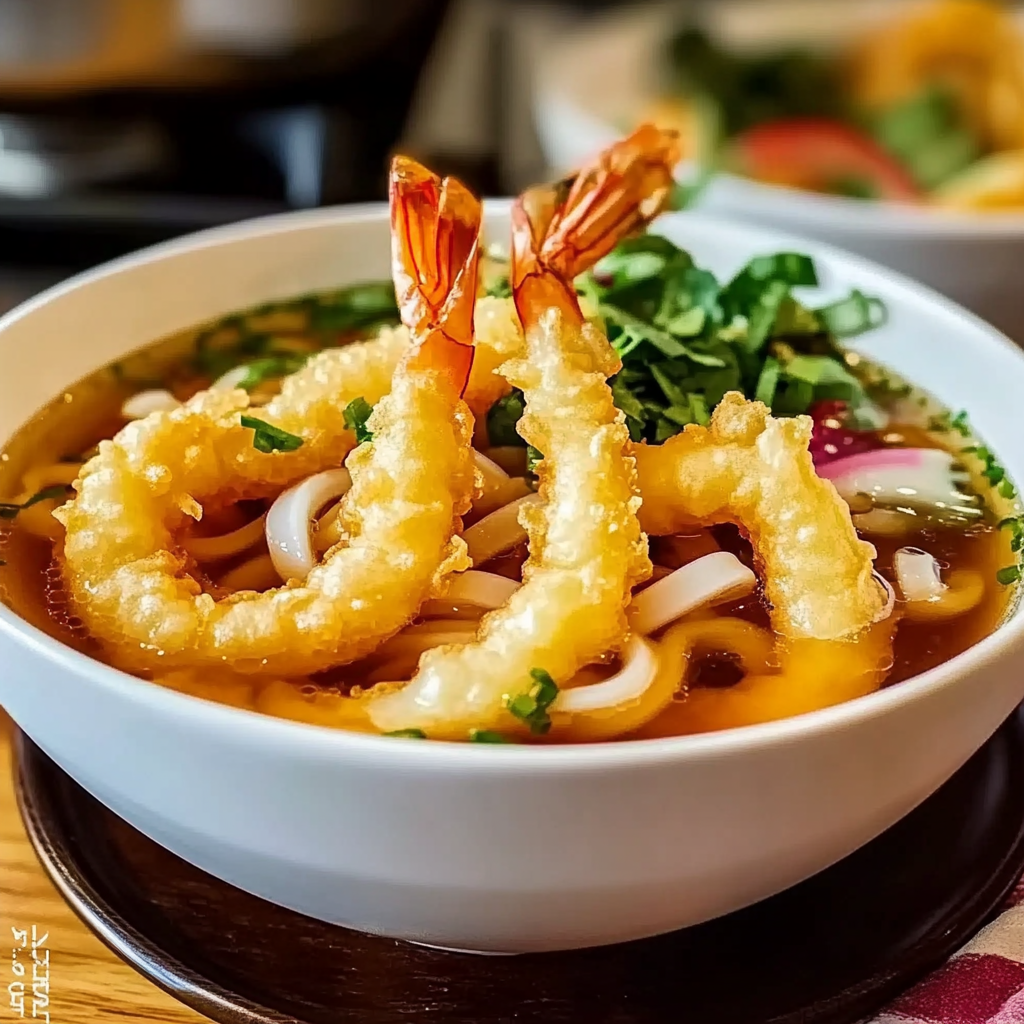 Shrimp Tempura Udon Soup