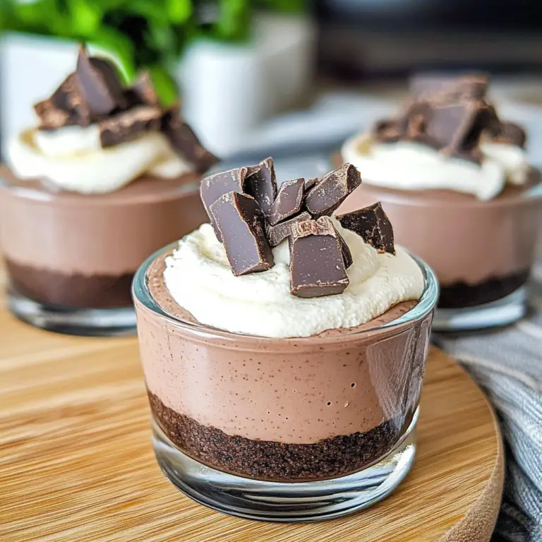 Chocolate Hazelnut Mascarpone Cups
