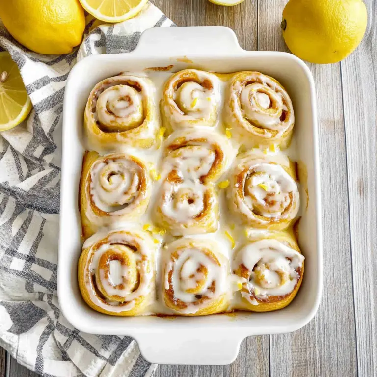 Lemon Sweet Rolls