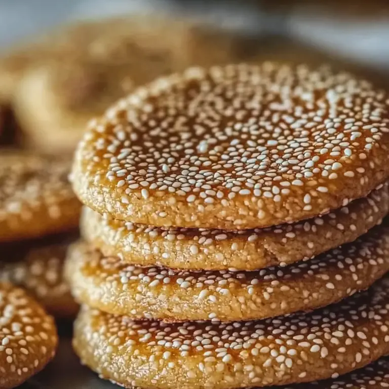 Sesame Honey Cookies