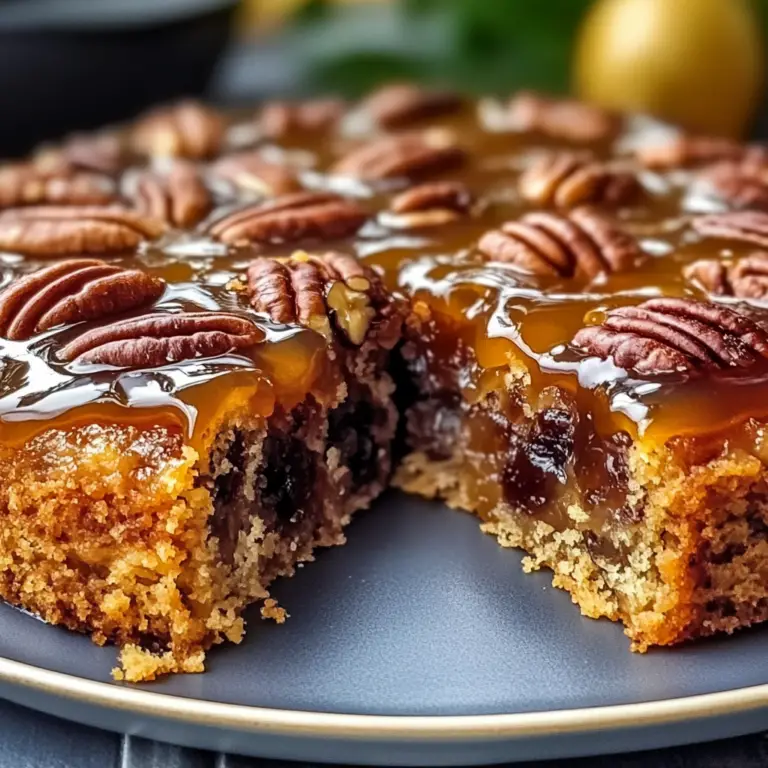 Pecan Upside Down Cake