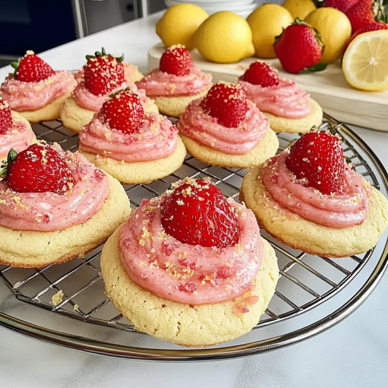 Strawberry Lemonade Cookies