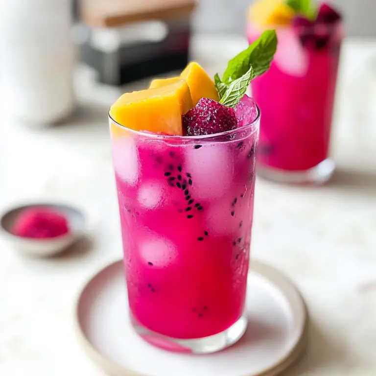 Mango Dragon Fruit Refresher