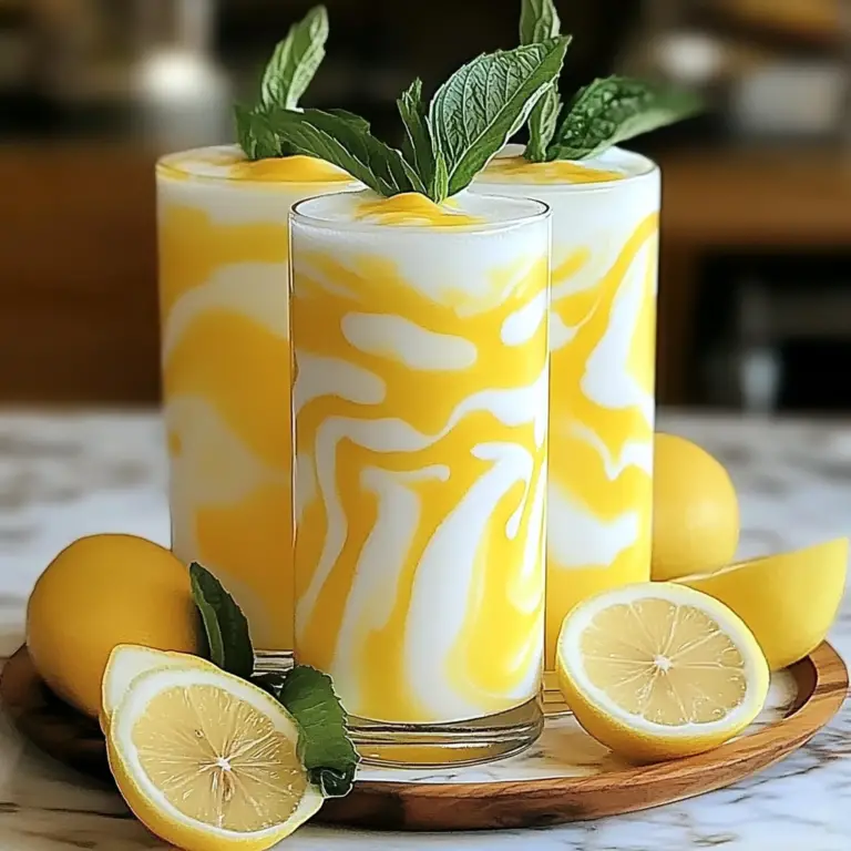 Creamy Condensed Milk Lemonade