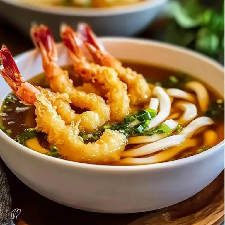 Shrimp Tempura Udon Soup