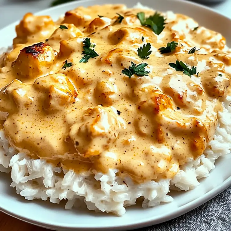 Creamy Smothered Chicken and Rice