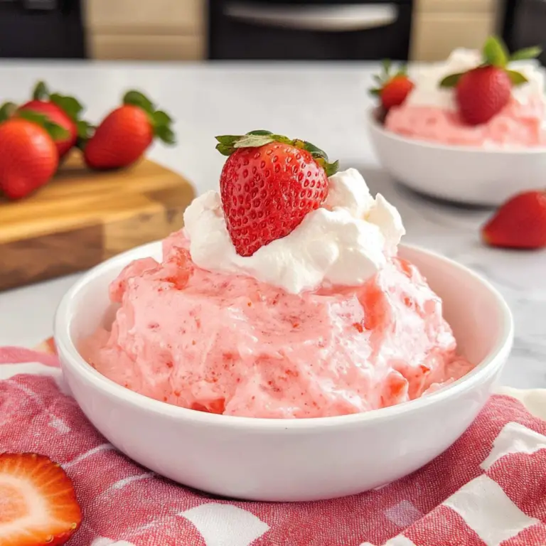 Strawberry Fluffy Jello