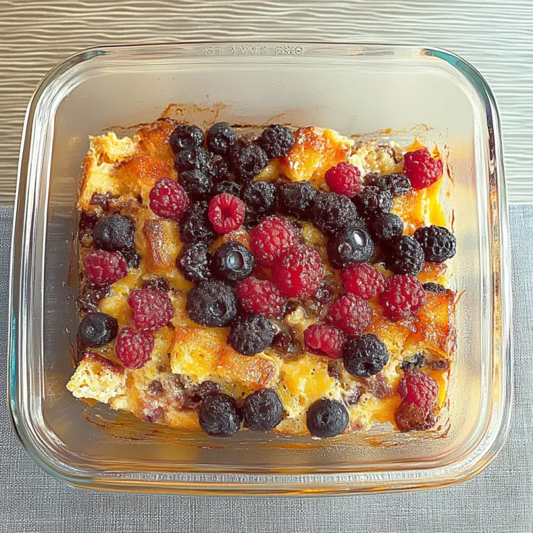 Overnight Breakfast Casserole