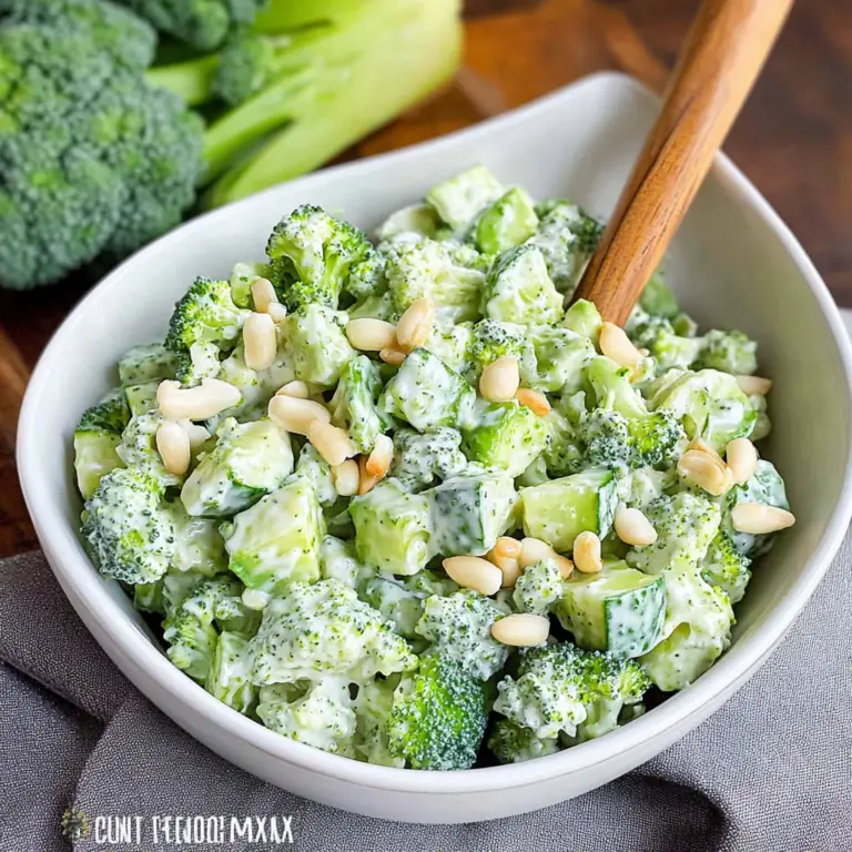 Cucumber Avocado Broccoli Salad