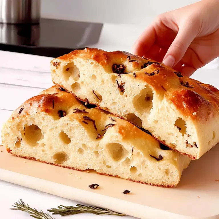 Big Bubble No-Knead Focaccia Bread